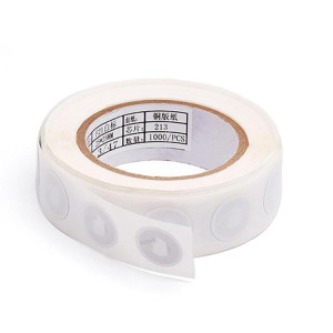 Étiquette électronique RFID compatible avec téléphone portable NPC, modèle : HF, incrustation humide ronde 25 mm, 100 pièces SR02021848-20